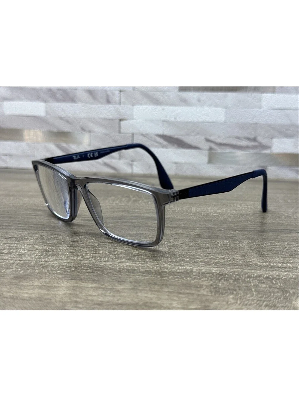 Ray Ban RB 7056 5814 Eyeglasses 53[]17-145 Grey Rectangular Men Frames Only